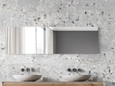 磨石子、清水模、金屬磚